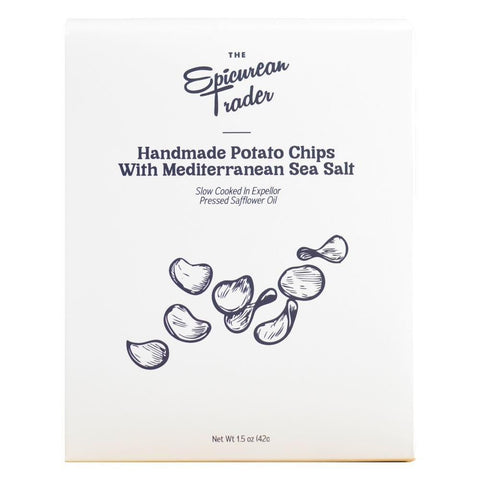 Handmade Potato Chips with Mediterranean Sea Salt Snack The Epicurean Trader