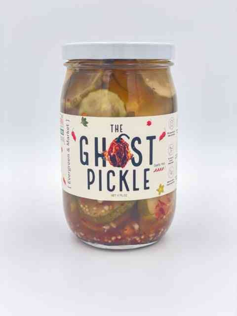 Ghost Pepper Infused Bold Heat Pickle The Ghost Pickle