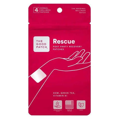 Rescue Plant-Powered Wearable Wellness Patch 4 Patches The Good Patch