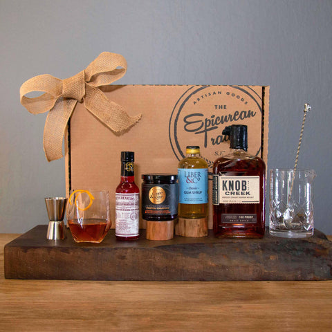 Old Fashioned Classic Cocktail Kit Artisan Kit with Bourbon or Rye