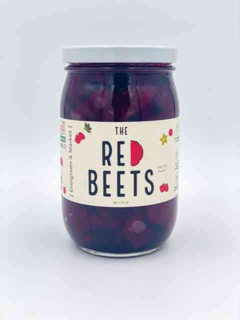 Red Beets Pickles 17 oz Glass Jar Southern Snack