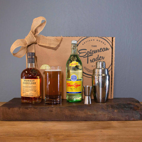 Scotch & Soda Classic Cocktail Kit with Premium Scotch Whisky and Fever Tree Sparkling Soda