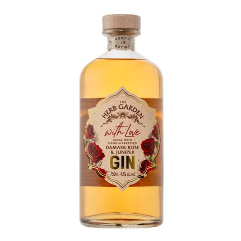 Damask Rose & Juniper Herb Garden Gin 750ML The Secret Garden Distillery