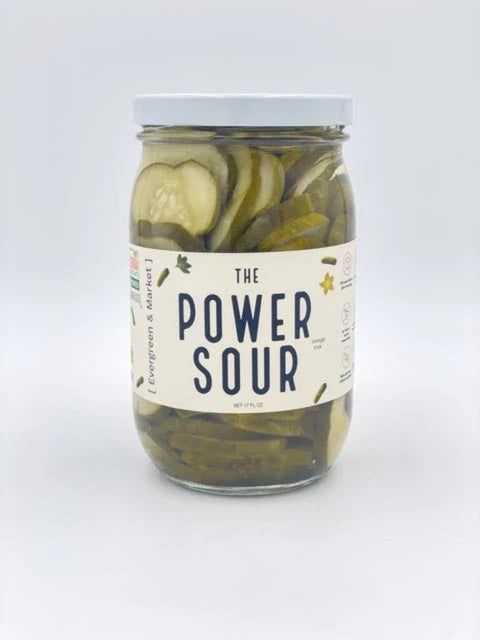 Thin Cut Pickle Chips 17 oz Glass Jar The Skinny Pickle