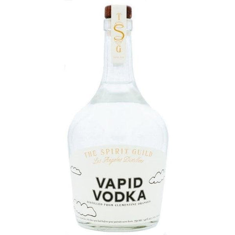 Vapid Vodka Clementine Distilled Spirit The Spirits Guild 750ML