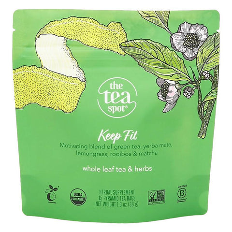 Organic Green Tea Keep Fit 15CT The Tea Spot