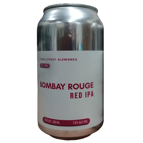 Bombay Rouge Red IPA 12OZ Third Street Aleworks