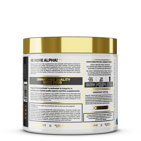 Magnum Thrust Alpha Enhanced Sexual Health Supplement 120 Caps
