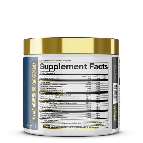 Magnum Thrust Alpha Enhanced Sexual Health Supplement 120 Caps