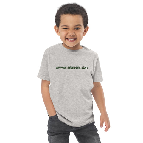Toddler T-shirt Ash Heather Colors 100% Cotton www.smartgreens.store