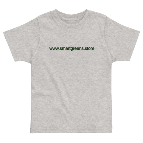 Toddler T-shirt Ash Heather Colors 100% Cotton www.smartgreens.store