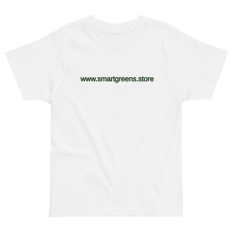Toddler T-shirt Ash Heather Color 100% Combed Cotton www.smartgreens.store