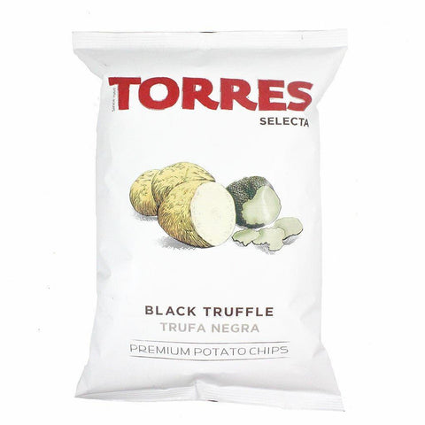 Black Truffle Premium Potato Chips 125G Torres Selecta