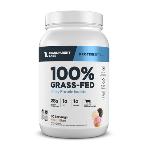 Transparent Labs 100% Grass Fed Whey Isolate (30 Ser)