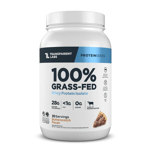 Transparent Labs 100% Grass Fed Whey Isolate (30 Ser)