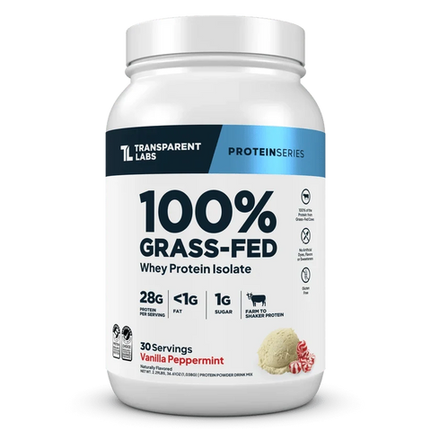 Transparent Labs 100% Grass Fed Whey Isolate (30 Ser)