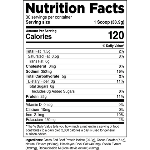 Transparent Labs Grass-Fed Beef Protein Isolate