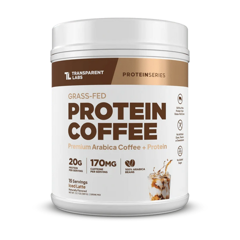 Transparent Labs Grass-Fed Protein Coffee Powder