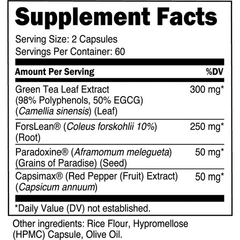 Transparent Labs Recomp - Stim Free Fat Burner