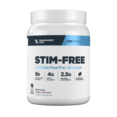 Transparent Labs Stim Free Pre-Workout