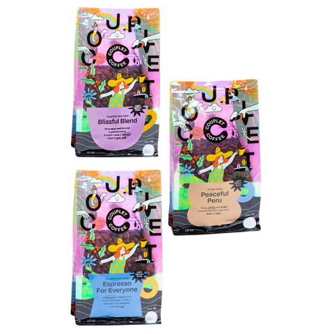 Couplet Coffee Signature Espresso Blend Trio Bundle by Couplet Coffee