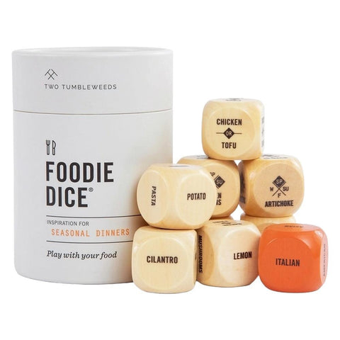 Foodie Dice Seasonal Dinner Inspiration Cooking Game Two Tumbleweeds
