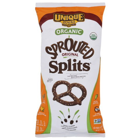 Sprouted Splits Pretzels 8 oz Unique