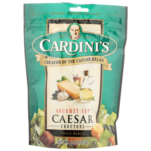Caesar Garlic Gourmet Cut Croutons 5 oz Cardini's