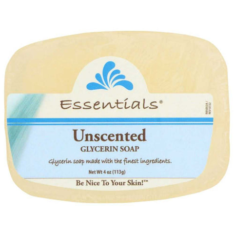Glycerine Unscented Bar Soap 4 oz Clearly Natural