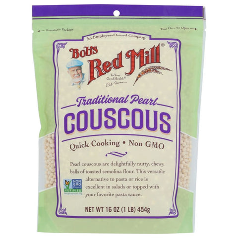 Traditional Pearl Couscous Toasted Semolina Flour 16 oz BOB'S RED MILL