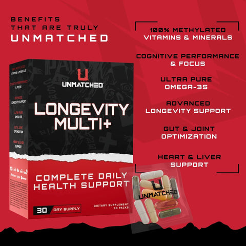 Unmatched Logevity Multi+ -30 Packs