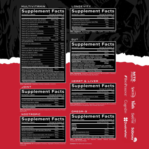 Unmatched Logevity Multi+ -30 Packs