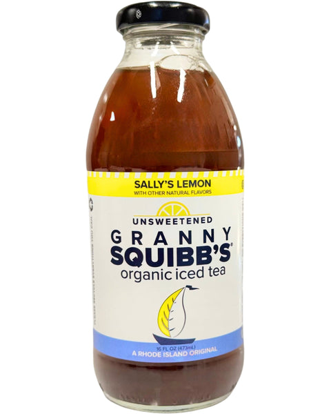 Granny Squibbs Sally's Lemon Unsweetened Organic Iced Tea 12 Bottles x 16oz