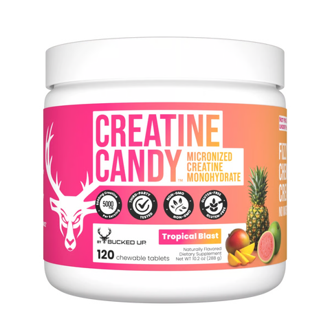 Bucked Up Creatine Candy | 5g Micronized Creatine Monohydrate Chewables