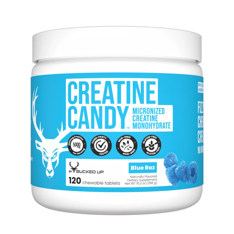Bucked Up Creatine Candy | 5g Micronized Creatine Monohydrate Chewables