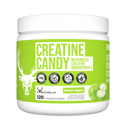 Bucked Up Creatine Candy | 5g Micronized Creatine Monohydrate Chewables
