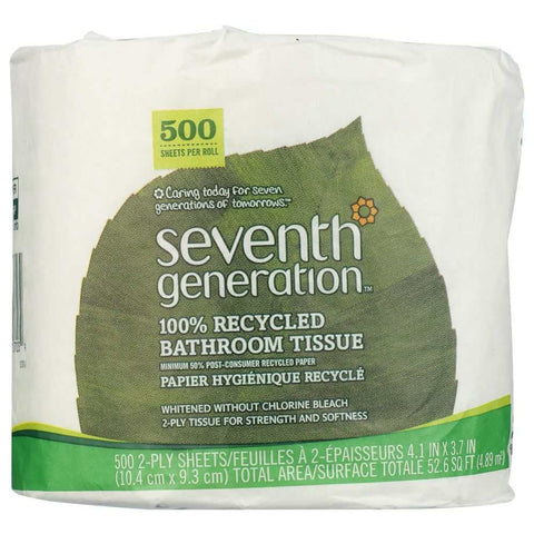Recycled 2Ply Bathroom Tissue Eco-Friendly Toilet Paper SEVENTH GEN.