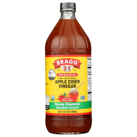 Apple Cider Vinegar Honey Cayenne Cleanse 32 oz Bragg