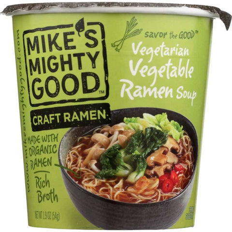 Vegetarian Vegetable Organic Ramen Cup MIKES MIGHTY GOOD