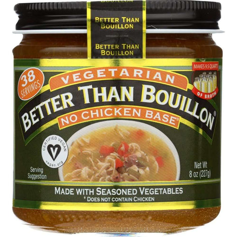 Vegetarian No Chicken Base 8 oz Blendable Better Than Bouillon
