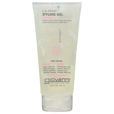 LA Hold Strong Styling Gel 6.8 oz Giovanni Cosmetics