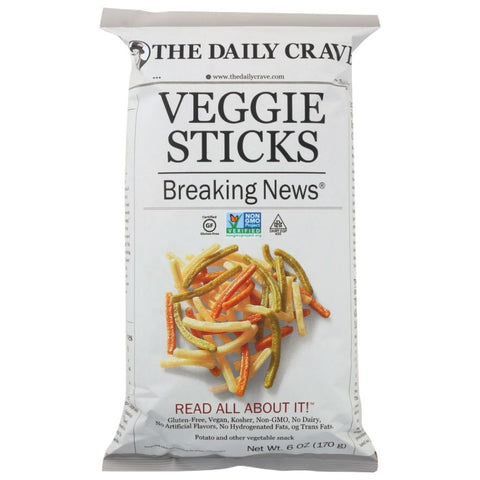 Veggie Sticks Original Snack 6 oz THE DAILY CRAVE