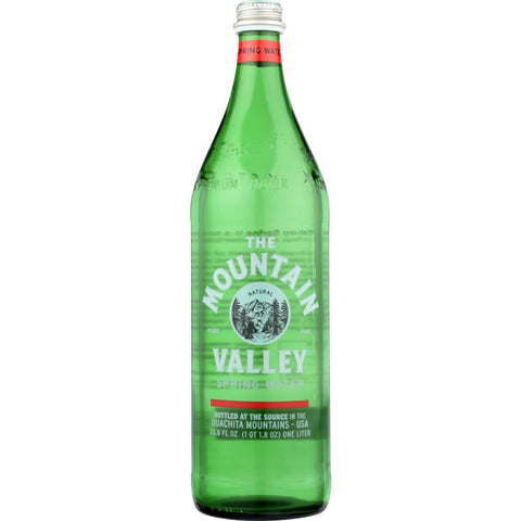 Spring Water 1 lt Glass Bottle Mountain Valley