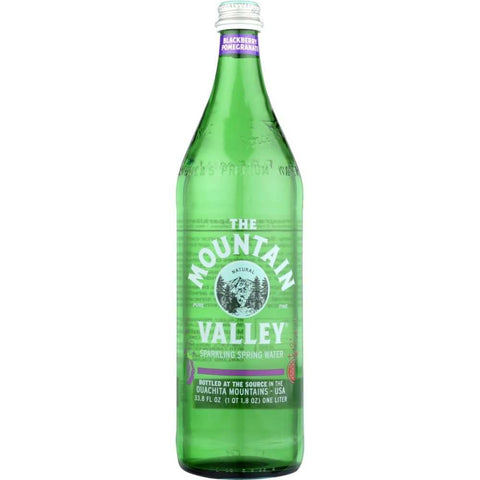 Sparkling Blackberry Pomegranate Spring Water 1 lt Mountain Valley