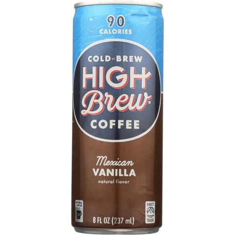 Mexican Vanilla Cold Brew Coffee Delicious Rich Smooth High Brew