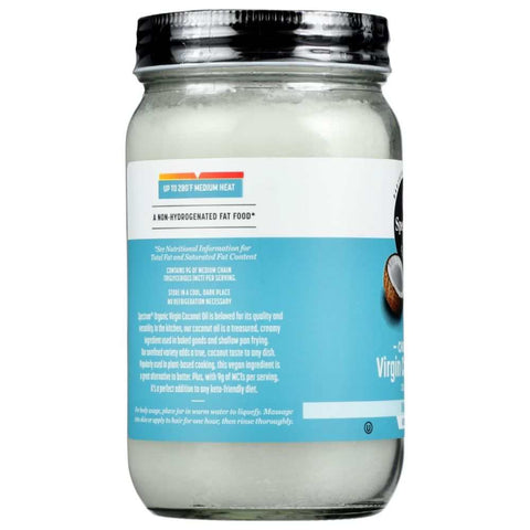 Organic Virgin Coconut Oil Unrefined 14 fl oz Spectrum Naturals