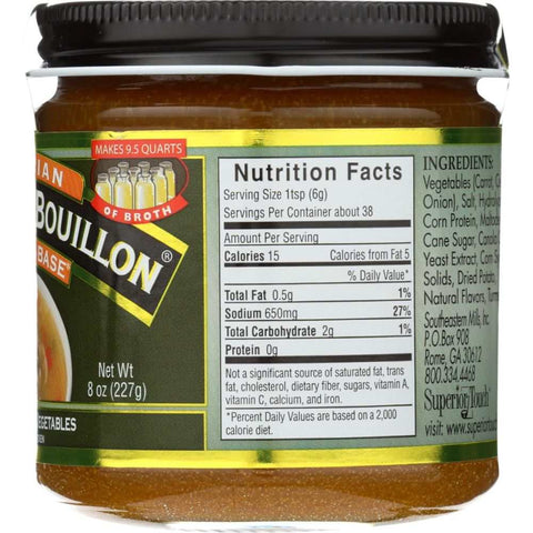 Vegetarian No Chicken Base 8 oz Blendable Better Than Bouillon