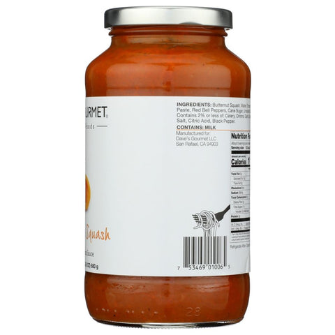 Butternut Squash Pasta Sauce 24 oz Dave's Gourmet