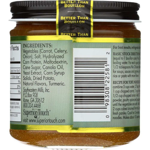 Vegetarian No Chicken Base 8 oz Blendable Better Than Bouillon