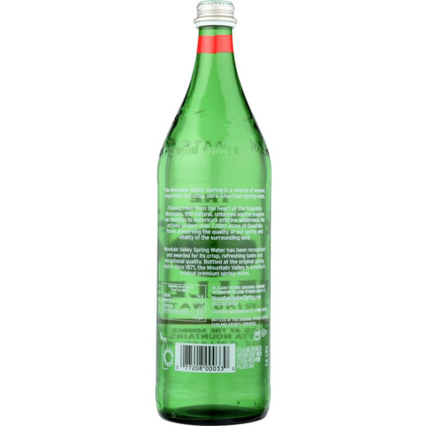 Spring Water 1 lt Glass Bottle Mountain Valley